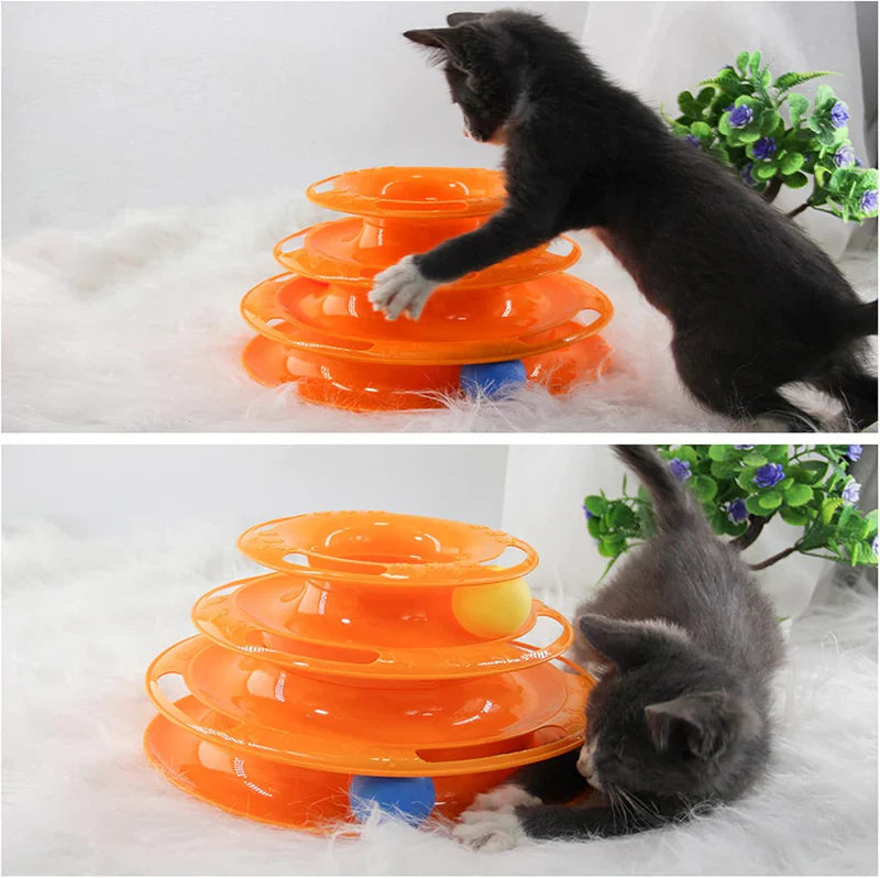 Tower of Track Cat Toy